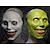 preiswerte Zubehör-Halloween Gruselig lächelnde Dämonen Maske Haloween Figuren Erwachsene Herren Damen Unisex Grusel Lustig Gruseliges Kostüm Halloween Karneval Einfache Halloween-Kostüme