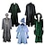 cheap Movie &amp; TV Theme Costumes-Witch Wizard Minerva McGonagall Cosplay Costume Outfits Men&#039;s Women&#039;s Movie Cosplay Snape Costume Voldemort Costume McGonagall Costume Halloween Carnival Masquerade Top Cloak Cap