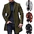 cheap Men&#039;s Trench Coat-Men&#039;s Winter Coat Trench Coat Office &amp; Career Daily Wear Winter Polyester Thermal Warm Washable Outerwear Clothing Apparel Fashion Warm Ups Solid Colored Pocket Lapel Single Breasted