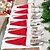 billige Samlefigurer-10 stk julepynt julehatter non-woven hatter julehatter kniv og gaffel sett jule vinflaske dekorasjoner