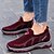 cheap Women&#039;s Sneakers-Women&#039;s Sneakers Slip-Ons Flyknit Shoes Platform Sneakers Slip-on Sneakers Outdoor Work Athletic Solid Color Summer Flat Heel Round Toe Casual Comfort Running Hiking Tissage Volant Black Red Purple