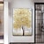 economico Quadri fiori/botanica-Hang-Dipinto ad olio Dipinta a mano Orizzontale Astratto Paesaggi Moderno Senza telaio interno  (senza cornice)