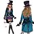 ieftine Costume de Halloween-Cosplay Pălărierul Nebun Costum Cosplay Ținute Adulți Pentru femei Petrecere Cosplay Halloween Mardi Gras Costume de Halloween ușoare