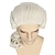 cheap Costume Wigs-Colonial Wig Powdered Wig Men Blonde Wig Historical Halloween Costume Wig 18Th Century Peruke Wig