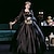 cheap Historical &amp; Vintage Costumes-Gothic Victorian Vintage Inspired Medieval Dress Party Costume Prom Dress Princess Shakespeare Women&#039;s Solid Color Ball Gown Halloween Party Evening Party Masquerade Dress