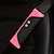 levne Potahy na autosedačky-nádherný diamantový růžový pu kožený kryt bezpečnostního pásu na ramenní vycpávky do auta - perfektní doplněk do auta pro ženy!