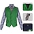 cheap Movie &amp; TV Theme Costumes-The Dark Knight Clown Cosplay Costume Outfits Men&#039;s Movie Cosplay Cosplay Halloween Green Halloween Carnival Masquerade Coat Vest Shirt