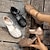 ieftine Sandale de Damă-Pentru femei Tocuri Sandale Pantofi de confort În aer liber Zilnic Culoare solidă Vară Toc Îndesat Vârf rotund Elegant Confortabili minimalism Imitație Piele Panglică Negru Maro Bej