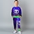 cheap Boy&#039;s 3D Sets-Boys 3D Football Sweatshirt &amp; Pants Clothing Set Long Sleeve 3D Printing Fall Winter Active Fashion Cool Polyester Kids 3-12 Years Outdoor Street Vacation Regular Fit