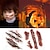 abordables Autocollants d&#039;Halloween-5 pièces halloween zombie cicatrices tatouages étanche avec fausse gale sang maquillage halloween décoration plaie effrayant sang blessure autocollant