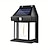 Недорогие Уличные светильники-светодиодный солнечный настенный светильник с датчиком движения, садовый свет от сумерек до рассвета, наружное освещение, IP65, водонепроницаемый, черный и белый, двойной цвет, садовый пейзаж,