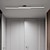 abordables Plafonniers-plafonnier minimaliste longue bande plafonnier semi-encastré, lustres modernes linéaires près du plafond pour salon chambre couloir cuisine uniquement dimmable avec télécommande 110-240v