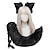 cheap Hair Styling Accessories-Plush Fox Ears and Tail Cosplay Accessories Handmade Simulation Beast Ears Hair Hoops and Tail Jewelry Set