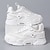 ieftine Adidași de Damă-Pentru femei Adidași Papuci din Pânză Pantofi albi Roz Pantofi de conducere Ziua Îndrăgostiților Zilnic Culoare solidă Bloc Culoare Vară Toc Drept Toc Platformă Vârf rotund Casual Pregătită Alergare