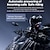 abordables Auriculares para casco de moto-X7 bluetooth 5,0 casco de motocicleta auriculares inalámbricos motocicleta manos libres estéreo auricular mp3 altavoz impermeable