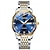 Недорогие Механические часы-Мужские часы бренда olevs, светящийся календарь недели, автоматические механические часы с двойным календарем, водонепроницаемые спортивные мужские часы