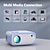 Χαμηλού Κόστους Προβολείς-mini projector, native 1080p full hd 9000l sopyou movie outdoor projector 4k που υποστηρίζεται με τρίποδο 360°, μίνι φορητός βιντεοπροβολέας για hdmi, usb, tv stick, ps5, ios &amp;αμπέραζ; android