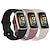 billige Fitbit urbånd-4 pakke 3 pakke 2-pak Smartwatch bånd Kompatibel med Fitbit Charge 5 Silikone Smartwatch Rem Justerbar Sportsrem Udskiftning Armbånd