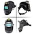 cheap Tactical Flashlights-Automatic Dimming Welding Facemask Large View True Color Auto Darkening Welding Facemask 130℃ High Temperature Resistant for Arc Welding Grinding Cutting