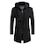 cheap Men&#039;s Trench Coat-Men&#039;s Winter Coat Wool Coat Overcoat Trench Coat Outdoor Daily Wear Fall &amp; Winter Polyester Windbreaker Outerwear Clothing Apparel Fashion Streetwear Plain Hooded Single Breasted One-button