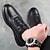 abordables Zapatillas de hombre-Hombre Zapatillas de deporte Mocasines de cuero Zapatos de Paseo Casual Diario PU Impermeable Cordones Negro Verano Primavera