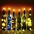 voordelige LED-lichtstrengen-2m 20leds kaars wijnfles lichtslinger wijnfles vlam kurk lamp diy party bruiloft valentijnsdag guirlande