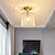 voordelige Dimbare plafondlampen-Kristallen kroonluchter plafondlamp regendruppel kristallen hanglamp decoratie voor slaapkamer hal woonkamer 110-240v