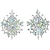 abordables Protection personnelle-Une paire exquise acrylique poitrine patch diamant art carnaval fête poitrine décoration poitrine tatouage patch