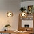 cheap Island Lights-Wooden Chandelier E27 Lamp Holder, Glass Pendant Lampshade, Bedside Dining Room Decoration, Ceiling Pendant Light, Flush-Mounted Light 110-240V