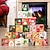 preiswerte Adventskalender-24 Stück Weihnachts-Adventskalender, Süßigkeitenbox, Weihnachts-Countdown, digitale Geschenkbox, Verpackung, Papierbox, Geschenkbox