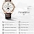 cheap Quartz Watches-CAREKISO Top Brand Mens Watches Leather Waterproof Luminous Sport Date Quartz Watch For Men Casual Fashion Men&#039;s Watch