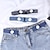 levne Domácí spotřební materiál-perforovaný volný pásek bez známek, dámské letní džíny jsou univerzální, elastické a ozdobné, neviditelný dámský pas