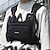 abordables bolsa de telefono universal-Elegante bolsa de pecho estilo hip hop streetwear - Riñonera de gran capacidad para hombres &amp; mujer