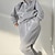 cheap Women&#039;s Sportswear-Women&#039;s Tracksuit Sweatsuit 2 Piece Athletic Winter Long Sleeve Thermal Warm Breathable Moisture Wicking Fitness Running Jogging Sportswear Activewear Solid Colored White Apricot Grey