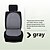 cheap Car Seat Covers-1pcs Universal Car Single Seat Cushion Auto Front Seat Cover Pad Breathable Gray