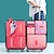 お買い得  荷物と旅行の保管-7 個旅行収納袋セット、荷物仕分け袋旅行衣類収納袋、大容量旅行スーツケース収納衣類収納袋