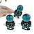 cheap Halloween 2023-Cute Clockwork Walking Imp Winding Cosplay Blue Face Man Toy Winding Cosplay Trick Or Treat Supplies Goodie Bag Fillers Baby Showers Cosplay Party Supplies