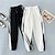 cheap Sweatpants-Men&#039;s Sweatpants Joggers Trousers Casual Pants Pocket Drawstring Elastic Waist Color Block Comfort Breathable Daily Holiday Going out Streetwear Stylish Black White