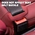 cheap Car Seat Covers-Car Safety Belt Buckle Clip Protection Cover Leather Interior Seat Belt Protector Anti Slip Cover Safety Car Accessories