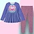 ieftine seturi 3d fete-Fete 3D Grafic Inimă Tricou și Pantaloni Set rochii Set de îmbrăcăminte Roz Manșon Lung Tipărire 3D Primăvară Toamnă Iarnă Activ Modă Zilnic Poliester Copii 3-12 ani În aer liber Dată Vacanță Fit