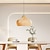 abordables Design Lanterne-lustre en bambou rétro rotin 45/65 cm e27 lustre éclairage de plafond est applicable au salon chambre restaurant café bar restaurant club blanc chaud 110-240v