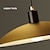 voordelige Eilandlichten-30 cm Lijn ontwerp Plafond Lichten &amp; hangers Koper minimalistische Messing Modern 110-120V 220-240V