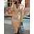 cheap Sweater &amp; Cardigan Dresses-Women&#039;s Casual Dress Sweater Dress Bodycon Active Midi Dress Outdoor Casual Holiday Vacation Pure Color Long Sleeve V Neck 2023 Patchwork Regular Fit White Pink Blue S M L XL XXL 3XL