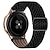 halpa Samsungin kellon rannekkeet-Kellon ranneke varten Samsung Galaxy Watch 6/5/4 40/44mm, Galaxy Watch 5 Pro 45mm, Galaxy Watch 4/6 Classic 42/46/43/47mm, Watch 3, Active 2, Gear S3 S2 Nylon Korvaus Hihna 20mm 22mm Pikairrotettava