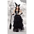economico Streghe Malvagie-Strega Halloween Vestito Costume Cosplay Costume Notte di Valpurga Costume Sexy Adulti Per donna Mascherata martedì grasso Feste Halloween Costumi di Halloween facili Vestirsi