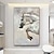 זול ציורי בעלי חיים-mintura בעבודת יד ציור שמן על קנבס קישוט אמנות קיר מודרנית תמונת חיות מופשטת לעיצוב הבית ציור ללא מסגרת מגולגל לא נמתח