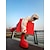 levne Filmové a TV kostýmy-velká červená bota astro chlapec hračka móda boty boty unisex gumové boty pánské dámské boty anime kreativní velké červené boty voda prší den
