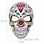 economico Maschera di Halloween &amp; Accessori-day of the dead maschera teschio di zucchero maschera a pieno facciale messicano masquerade mask fancy dress costume di halloween accessorio per le donne uomini halloween scheletro decorazione