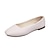 cheap Women&#039;s Flats-Women&#039;s Flats Ballerina Plus Size Soft Shoes Daily Walking Solid Color Hollow-out Summer Flat Heel Casual Comfort Minimalism PU Black White