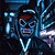 economico Luci decorative-halloween led glowing mask new party rave neon mask decor horror clown light up mask masque masquerade club cosplay costum props